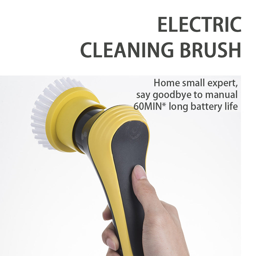 Electric Spin Scrubber – Wireless Power Cleaning Brush for Bathroom & Kitchen