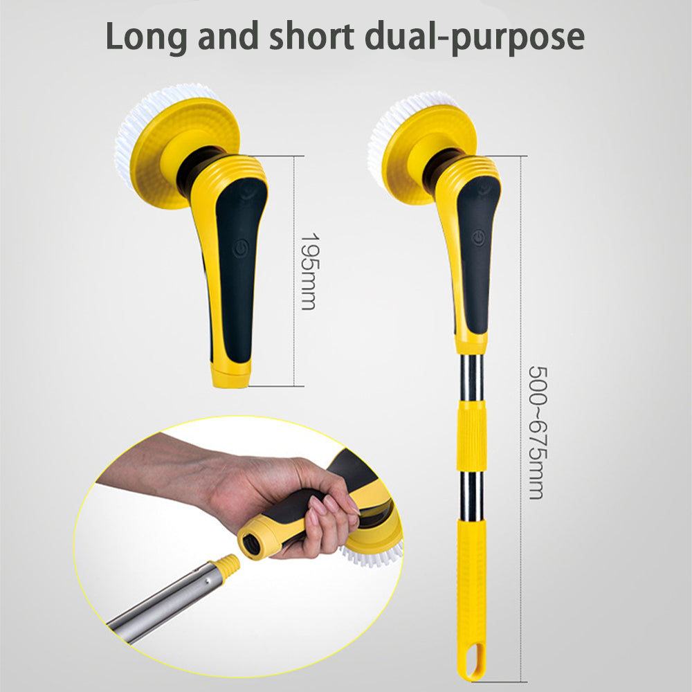 Electric Spin Scrubber – Wireless Power Cleaning Brush for Bathroom & Kitchen