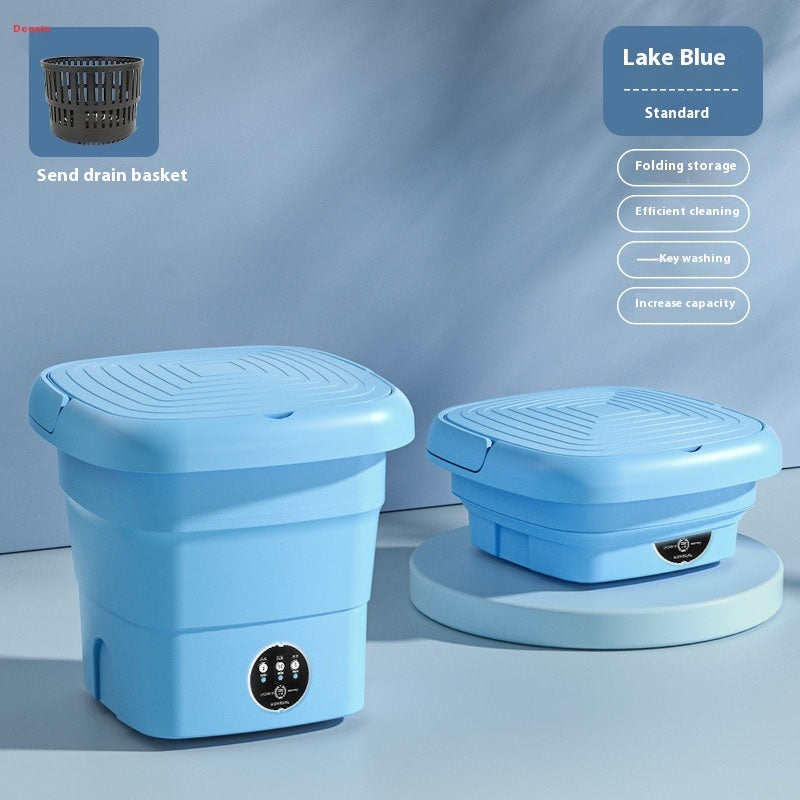 Portable Mini Washing Machine – Compact Laundry Solution for Small Spaces