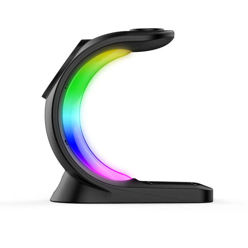 4-in-1 Wireless Charging Station – Fast Multi-Device Charger with LED Light