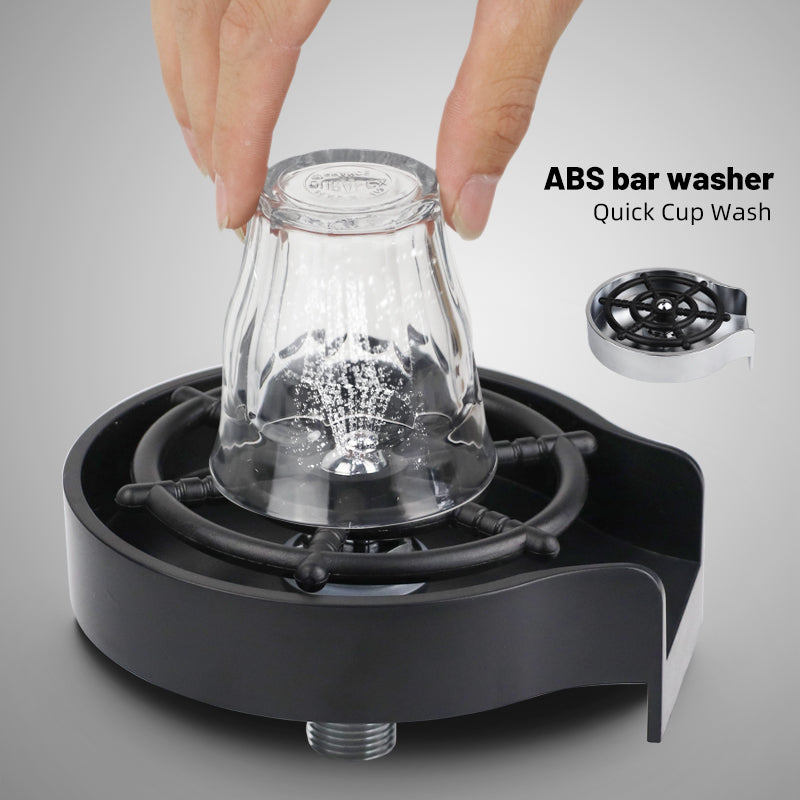 High Pressure Cup Washer – Instant Sink Glass Rinser for Kitchen