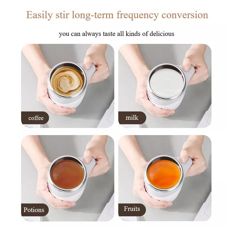 Self-Stirring Mug – Automatic Electric Mixing Cup for Coffee & Drinks