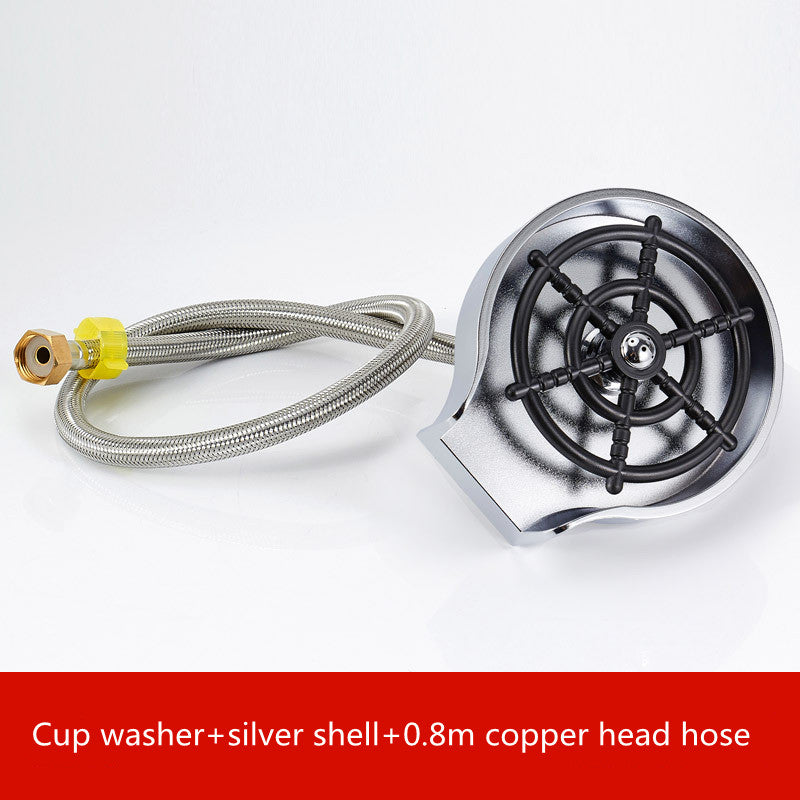 High Pressure Cup Washer – Instant Sink Glass Rinser for Kitchen