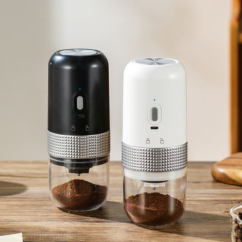 Portable Electric Coffee Grinder – USB Rechargeable Precision Burr Grinder
