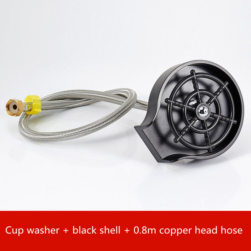 High Pressure Cup Washer – Instant Sink Glass Rinser for Kitchen